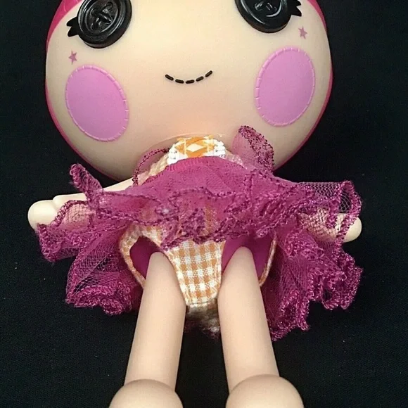 Lalaloopsy Littles Doll Twisty Tumbelina Cute Pink Hair Gold Crown MGA Toy - Picture 9 of 12
